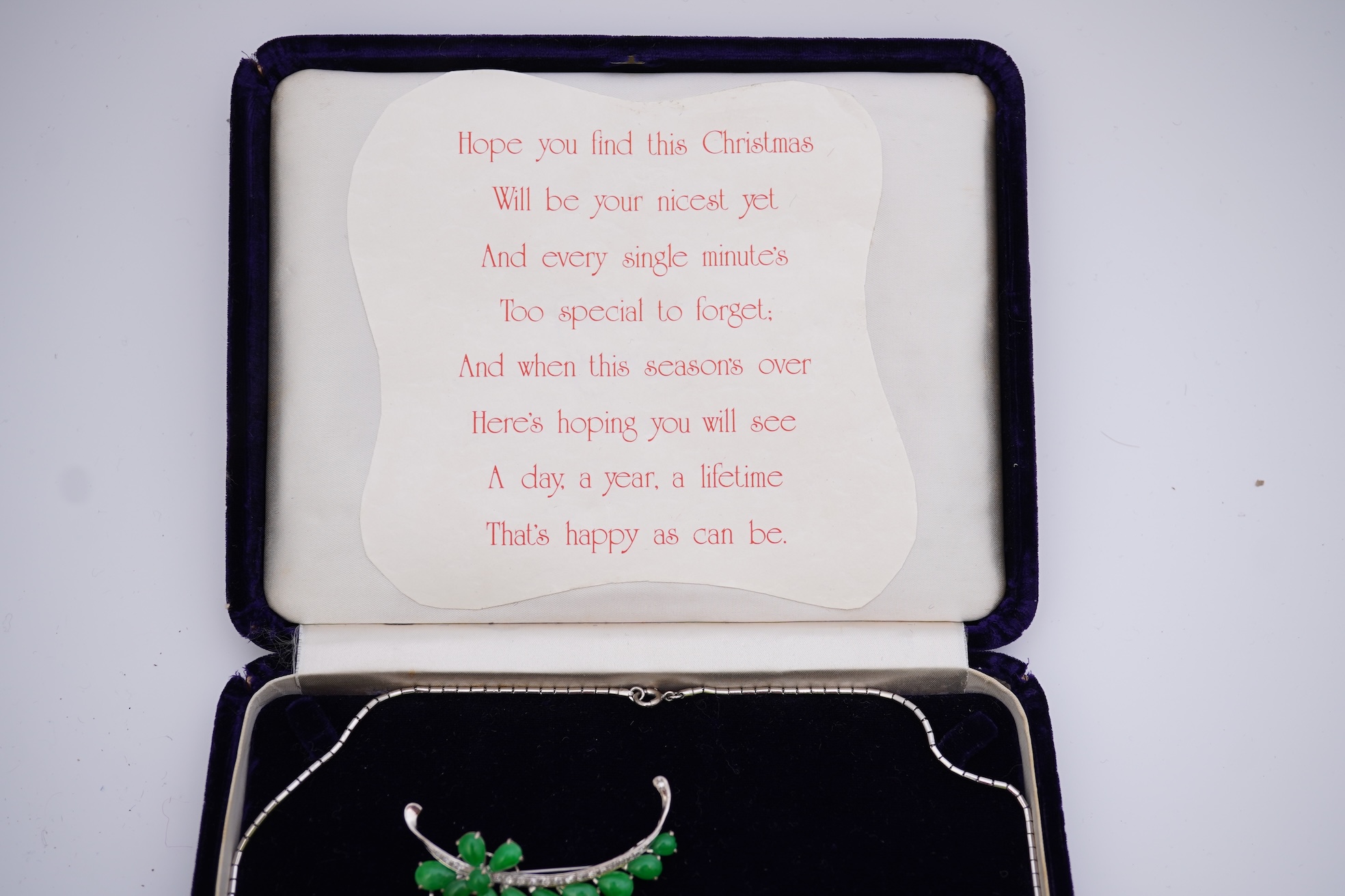 A jadeite and diamond demi-parure, 1960s
